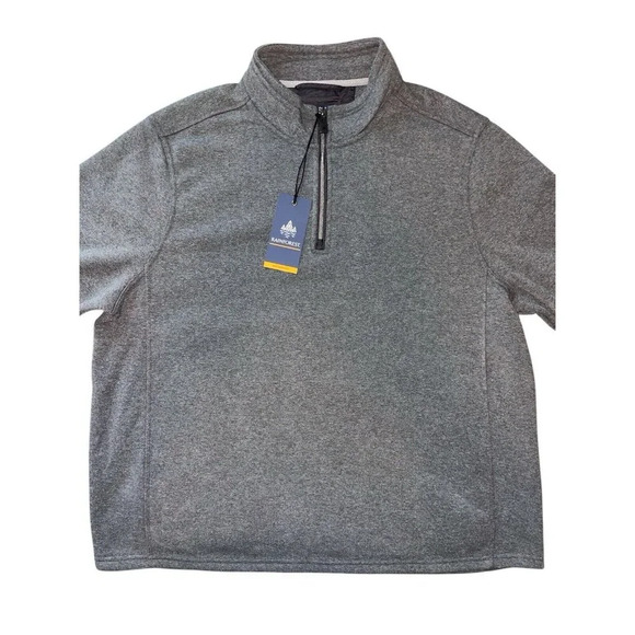 Rainforest Other - NWT Men’s RAINFOREST Gray Quarter Zip Sweatshirt Fleece Size XL